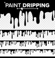 paint dripping liquid abstract current vector image