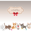 cats vector image vector image