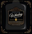 vintage frame label design vector image vector image