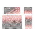 sequins pink background vector image