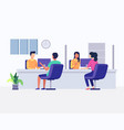 customers consulting department vector image vector image