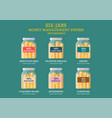 jars money management system vector image vector image