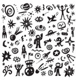 space icon set vector image