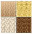 vintage damask patterns vector image