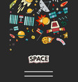 cards of space vector image