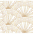 art deco gold seamless pattern geometric glitter vector image