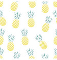 seamless pineapple pattern vector image