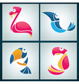 birds collection vector image vector image