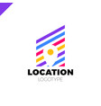 Geo location pin icon Royalty Free Vector Image