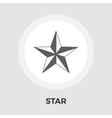 star flat icon vector image vector image
