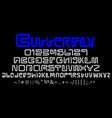 latin alphabet uppercase lowercase letters vector image vector image
