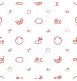 tropical icons pattern seamless white background vector image vector image