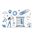 sales discount and lower market prices vector image vector image