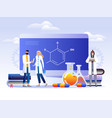 medical laboratory research vector image