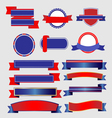 ribbons and banners american vector image