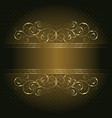 retro frame vector image vector image