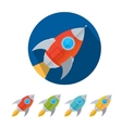 rocket collection vector image