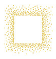 gold square vector image vector image