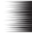 horizontal speed lines for comic books vector image