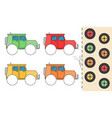education paper game for preshool children vector image
