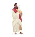 ancient rome patrician composition vector image vector image