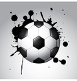 soccer design over background vector image vector image