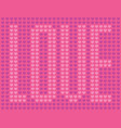 love heart pattern vector image