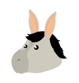 cute mule manger character vector image vector image