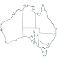 australia vector image
