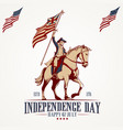 independence day happy 4th july logo vector image