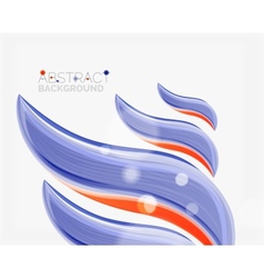 Abstract realistic solid wave background Vector Image