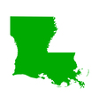 map of louisiana vector image