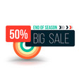 sale banner vector image vector image
