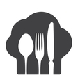 set of cutlery icons vector image