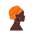 ethnic african woman vector image