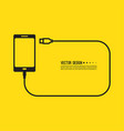 icon of smartphone vector image