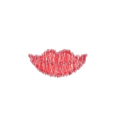 Red lips Royalty Free Vector Image - VectorStock