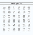 contact us icons set vector image