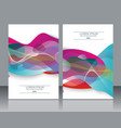 design templates for a4 covers banners flyers vector image vector image