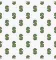 seamless pattern with dollar sign vector image