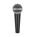 realistic 3d modern microphone with handle vector image vector image