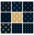 royal patterns or victorian christmas background vector image