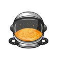 astronaut helmet cosmonaut mask for space vector image