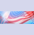 background for usa independence day vector image