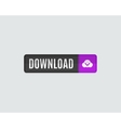download web button flat design template vector image