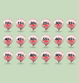 sale banner vector image vector image