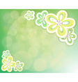 a flowery background vector image