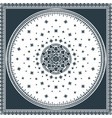 victorian floral paisley medallion ornamental rug vector image vector image