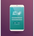 apps and smartphone gadget vector image