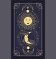 mystical drawing concept vector image vector image